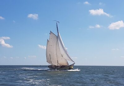 Zeilschip Breesant op de Waddenzee