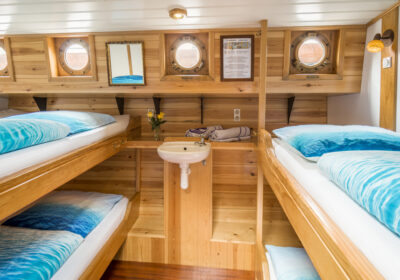 Boek een schip met meerpersoonshutten