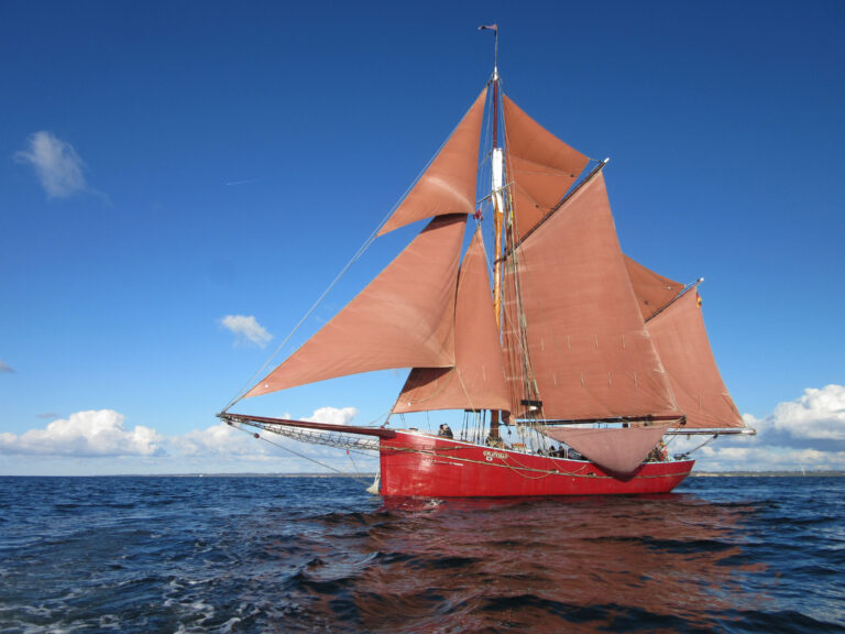 Tradtionelles Segelschiff Platessa von Esbjerg