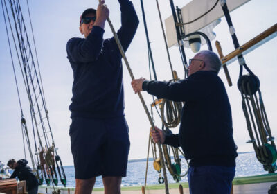 Aron-zeil zetten Zeilreis op de Oostzee met schoener Aron