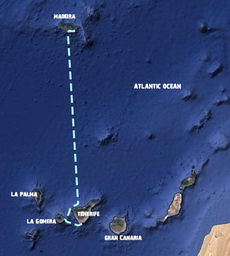 Oceaanzeilreis van Madeira naar Tenerife