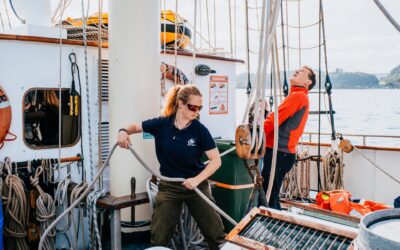 zeilen met Blue Clipper