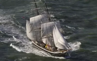 Morgenster op de Atlantische Oceaan