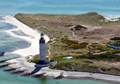anholt-strand Vuurtoren en strand van Anholt