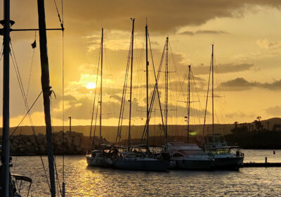 De haven van San Miguel op Tenerife