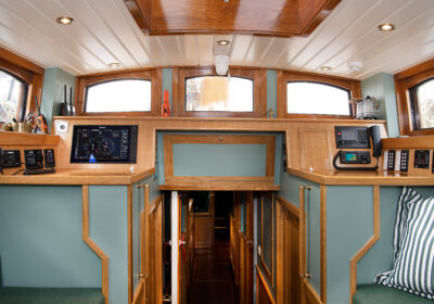 quadra-doghouse-navigatie De navigatieruimte van de Quadra