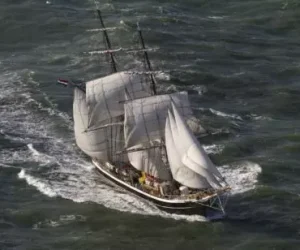 Morgenster op de Atlantische Oceaan