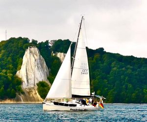 Seatrips Boote Kreidefelsen Rügen